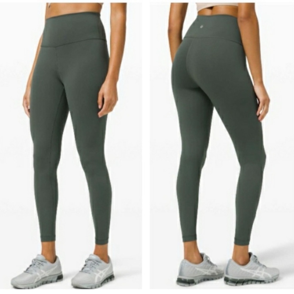 $98 Lululemon Wunder Train High-Rise Tight 25" Smoked Spruce